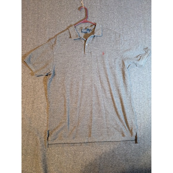 Polo Ralph Lauren Other - Polo Ralph Lauren Polo Shirt Mens XL Gray Classic Fit Flesh Pony Short Sleeve